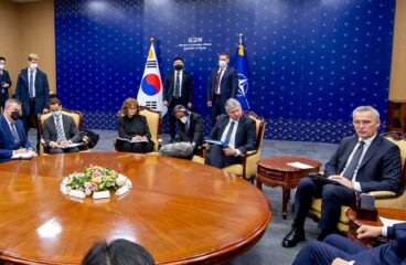 Bilateral meeting with Park Jin, Minister of Foreign Affairs of the Republic of Korea and Jens Stoltenberg, Secretary General of NATO, 29 - 30 January 2023.